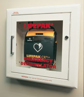 AED Wall Cabinet with siren