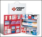 Brooks 3 Shelf Fully Stocked First Aid Cabinets-OSHA Appproved!