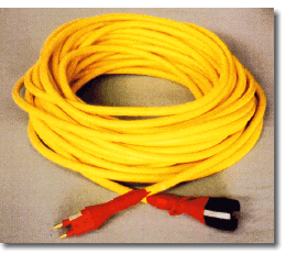 Fire Power-100' Extension Cable w/Female Shrouds, Caps and Locking Pins