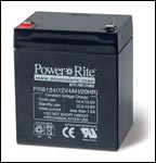 Brooks - 12V, 4AH   Power Rite Alarm Batteries