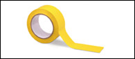 Brooks -  Aisle Marking Tape, Yellow Tape