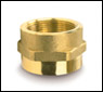 Female to Female- Brass Hexagon Adapters