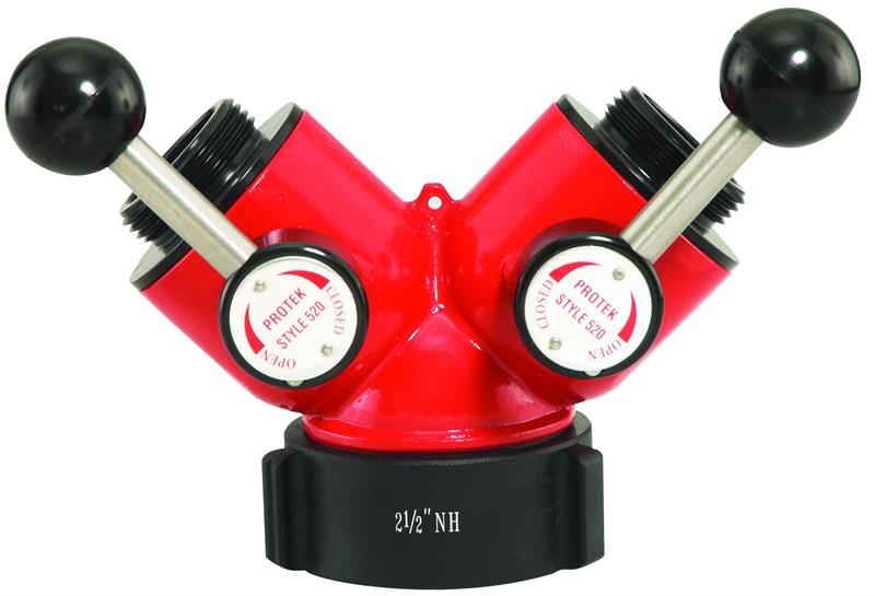 PROTEK Model 520 2.5" x (2) 1.5" Lead Line Wye Valve